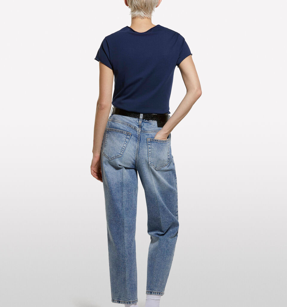 Τζιν Style 69 mom fit σε ανοιχτή απόχρωση - τζιν mom fit και boyfriend γυναικεία - Γαλαζιο | Sisley image number 2